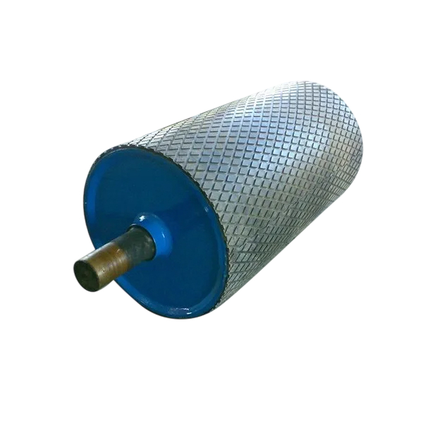 Head Pulley with Diamond Cutting Rubber Lagging